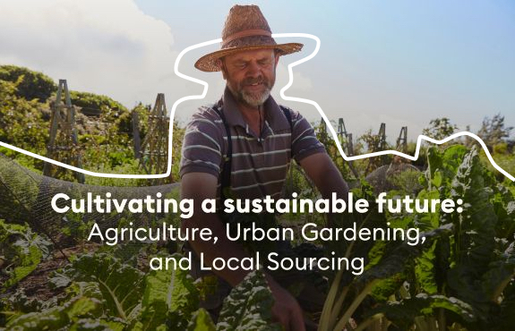 sustainable farmer smiling into the camera