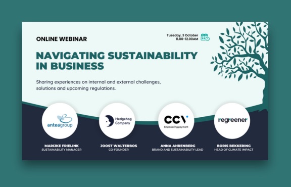 Banner webinar navigating sustainability in business