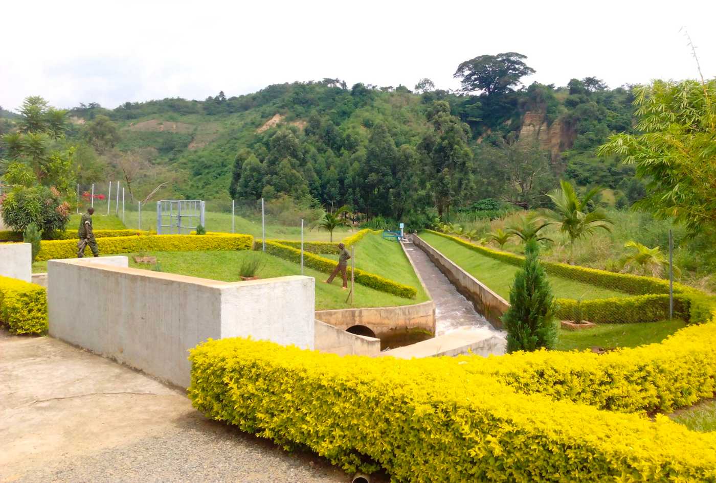 Area photo of Kanungu hydropower station in Uganda