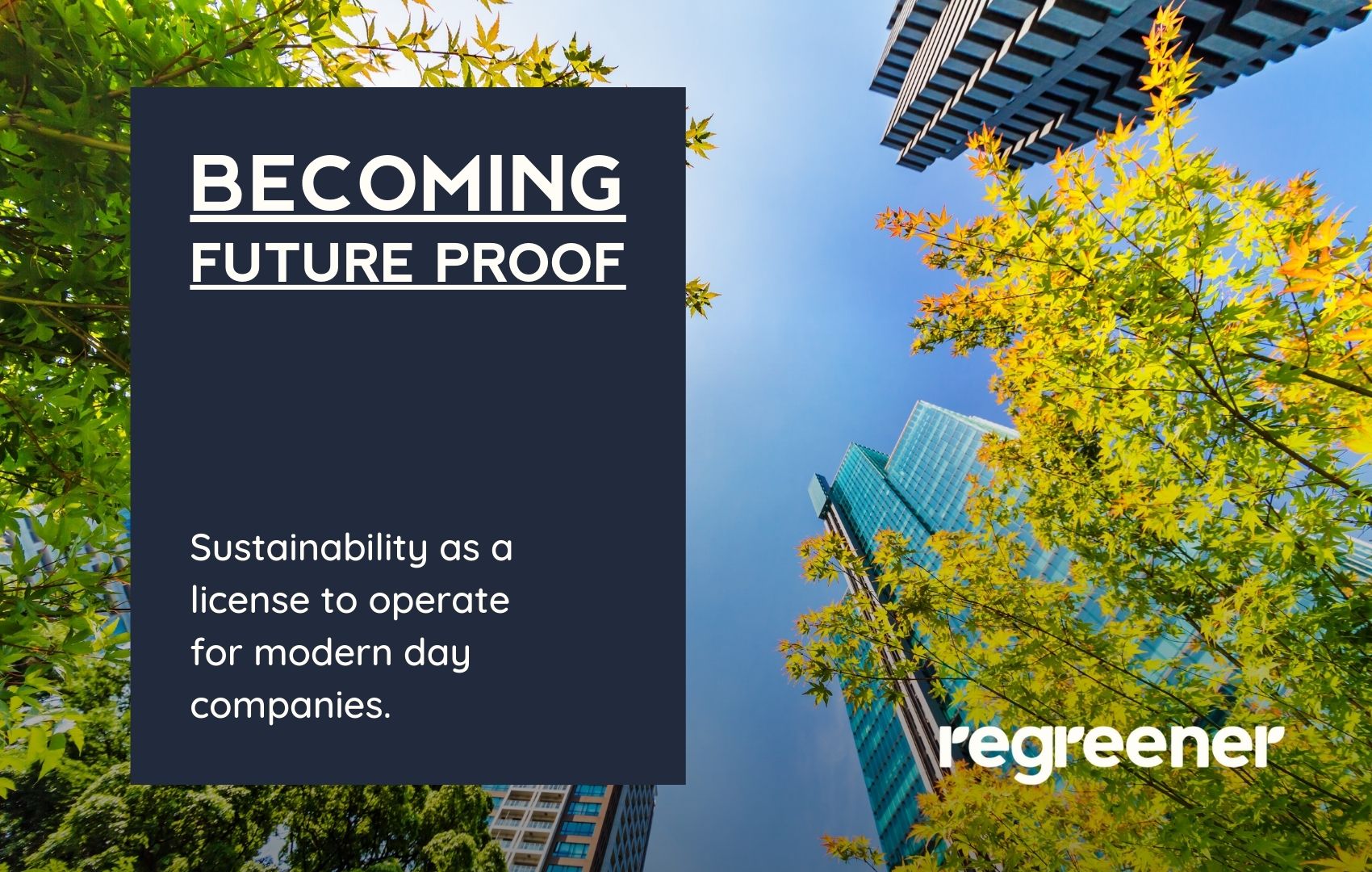 regreener ebook cover becoming future proof through sustainability